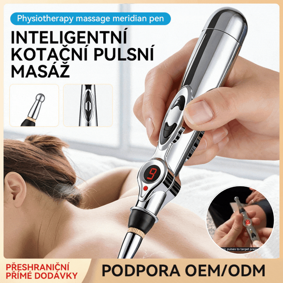 ⏳ Časovo obmedzená ponuka! ⏰Pulzné elektronické akupunktúrne bodové pero