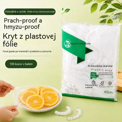 ⏳50% zľava🔥【300 kusov】27 €🎉Čím viac nakúpite, tým viac ušetríte🎁Jednorazové elastické obaly na jedlo, vhodné na misky a taniere