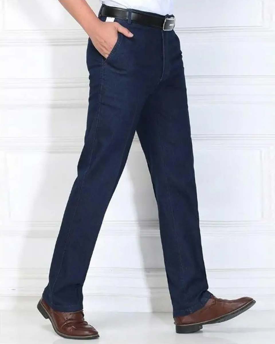 👖 【55-110kg】Nové pánske džínsy s vysokým pásom pre väčšie veľkosti z roku 2026