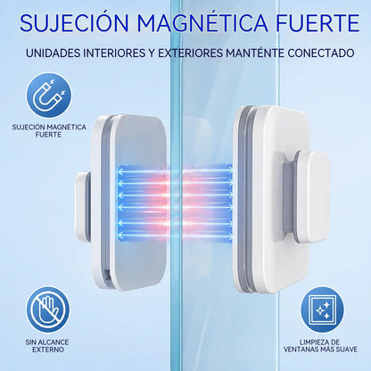 1 unidad, 30 euros ⚡ Limpiacristales magnético: área de limpieza un 30 % mayor. Esponjas de limpieza dobles + espátula: ¡resultados perfectos de una sola pasada! 🧊🌀