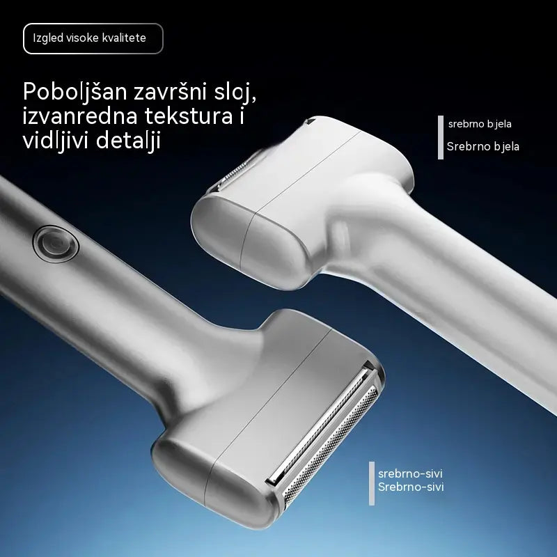 【Potpuno nova generacija】Električni brijaći aparat s oscilirajućom glavom i kućištem od galvaniziranog metala – za glatko brijanje te besprijekoran, elegantan izgled.
