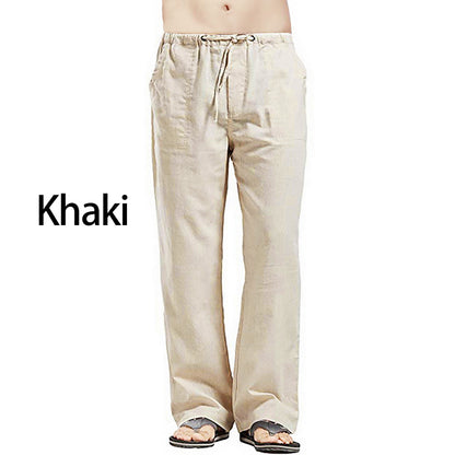 💥👖【S-5XL】Pantalones casuales para hombre nuevos 2025, material de algodón de alta calidad, suave y transpirable