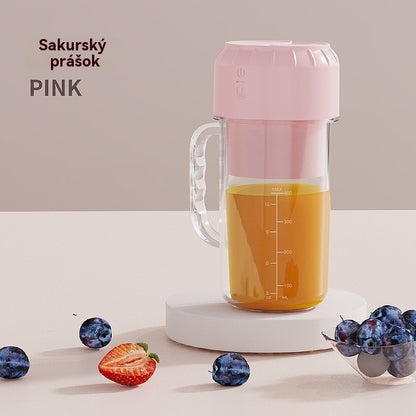 ✨🍎🍹【400ml】Prenosný odšťavovač - Vezmite si ho kamkoľvek so sebou a vychutnajte si čerstvé, zdravé ovocné a zeleninové šťavy kedykoľvek.