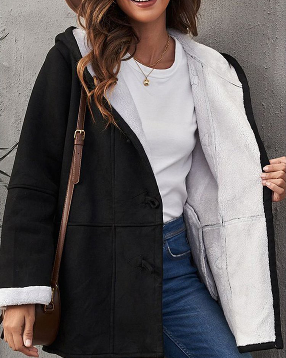 🥼🐏💖【Zimska novost 43% popusta】2025 Modna i topla ženska jakna od antilopa sa flis podlogom, S-5XL, zimska jakna/za slobodno vrijeme