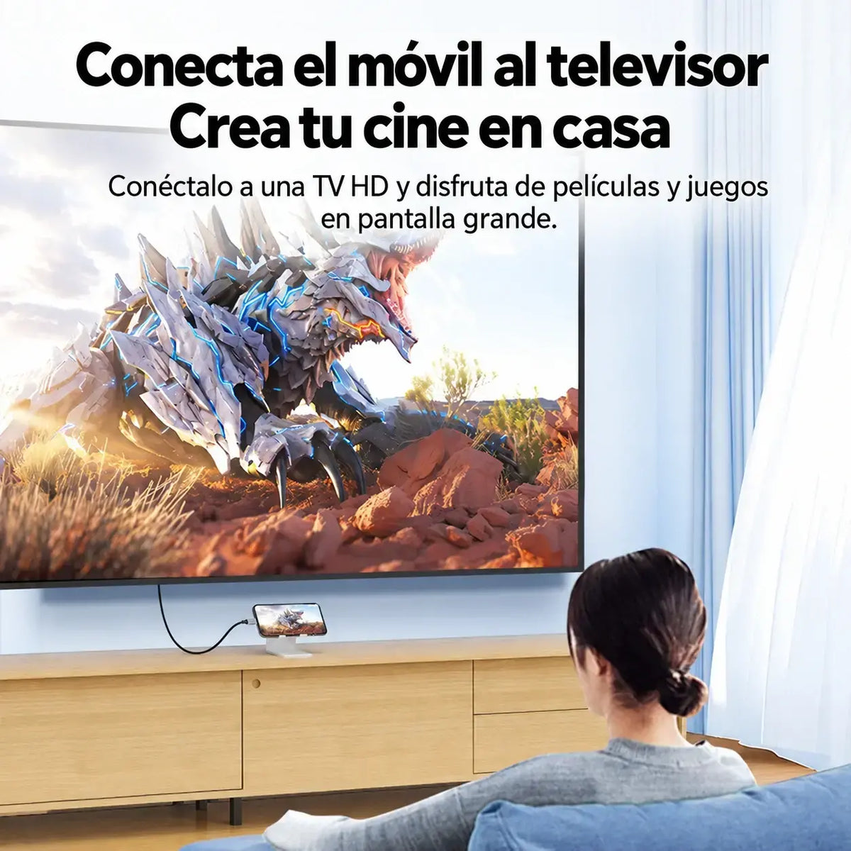 Cable de transmisión de imagen de alta definición para monitor