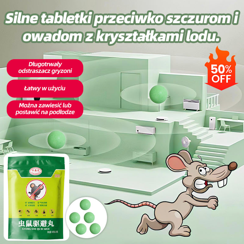 [Superniska cena - 🔥 Ostatnie trzy dni] Ice Crystal Flower - silne tabletki przeciw szczurom i owadom.