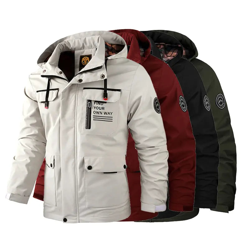 🔥💥 【M-6XL】 Nueva chaqueta para hombre, cálida, cortavientos e impermeable, para otoño/invierno 2026