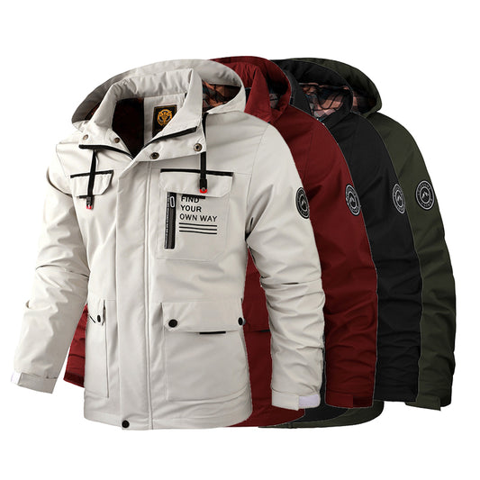 🔥【M~4XL】 jeseň a zima 2024 nová outdoorová horolezecká bunda odolná voči vetru a vode