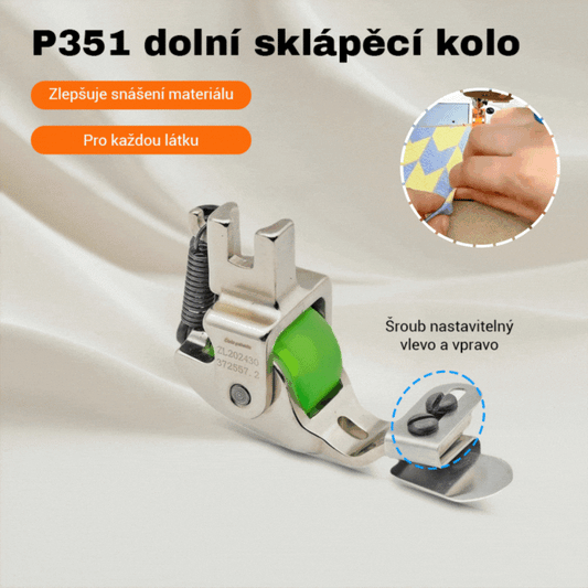 👩‍🏭🛞🧵🔥Odolné celoocelové přítlačné patky, speciálně navržené pro počítačové ploché šicí stroje, s tepelně odolnými zaoblenými hranami pro vysokou účinnost a úsporu práce.