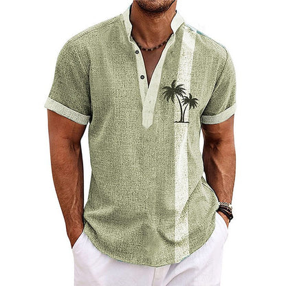 🧢🌴【S-6XL】Pánske ležérne košele 2025 👍 Bavlnený materiál, vhodné na dovolenku aj leto🌞