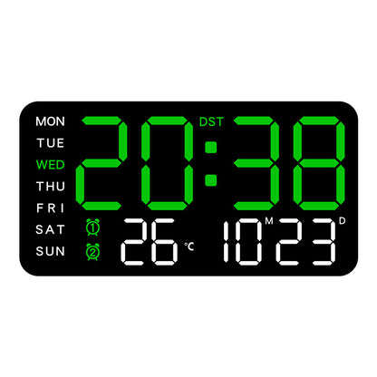 📢📢50% SLEVA!! ⏰Multifunkční dekorativní LED digitální nástěnné hodiny. Neomezené digitální hodiny pro moderní britskou domácnost.