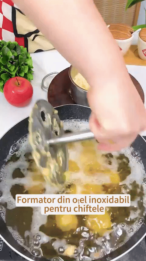 🥩🍖 Poenostavite delo v kuhinji – manj truda pri pripravi mesnih kroglic, 304 nerjavno jeklo – zasnovano za varno in dolgotrajno uporabo