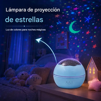 🌠✨ Proyector de cielo estrellado, luz nocturna ⎜ Lámpara LED giratoria 🎁
