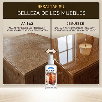 【Compra 1 y llévate 1 gratis】🪑 ✨ El abrillantador de muebles de alto brillo renueva la madera y el vinilo en segundos.