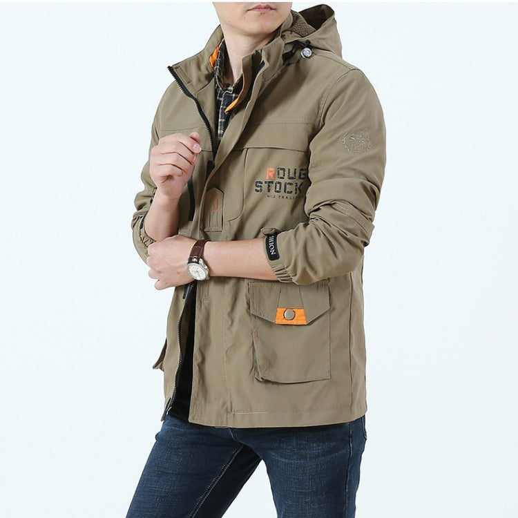 🌟 【M-5XL】Chaqueta de outdoor para hombre 2025, estilo casual y de media longitud