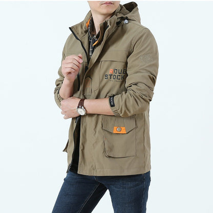 🌟 【M-5XL】Chaqueta de outdoor para hombre 2025, estilo casual y de media longitud