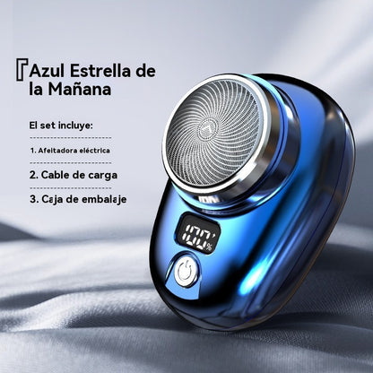 🏆 Superventas🔥 Mini afeitadora, afeitadora eléctrica portátil, recargable y lavable