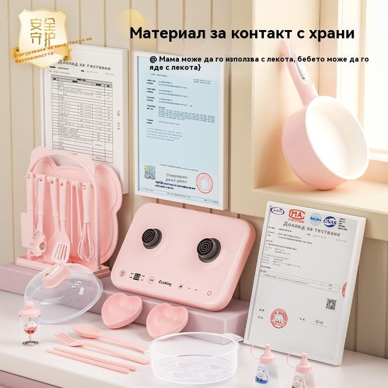 🔥 ¡50% DE DESCUENTO! 🎁 Set de cocina para mini cocina para niños de verdad 🍳✨