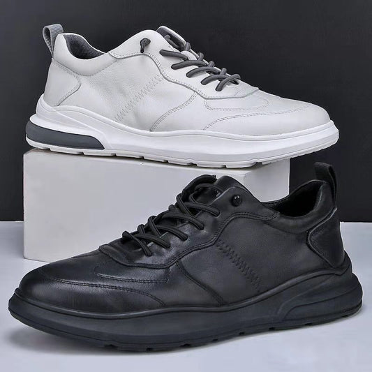 🔥😎【39-44】Zapatillas deportivas casuales de estilo novedoso 2025: zapatos de cuero versátiles y cómodos