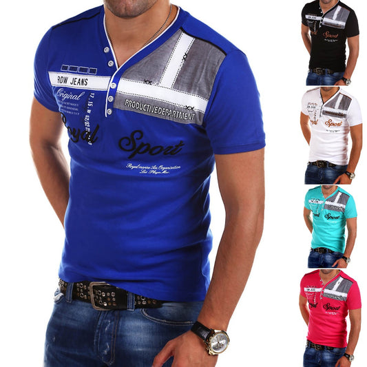 🌹50% de descuento 💖[S-4XL]✨ Camiseta ligera de manga corta con cuello en V para hombre, primavera 2026