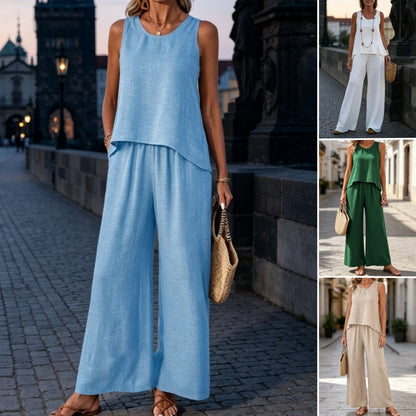 ✨ Ostatni dzień – rabat 50%! ✨【S-2XL】Damska letnia zestaw odzieży codziennej, wygodna i przewiewna. Luźny i modny krój