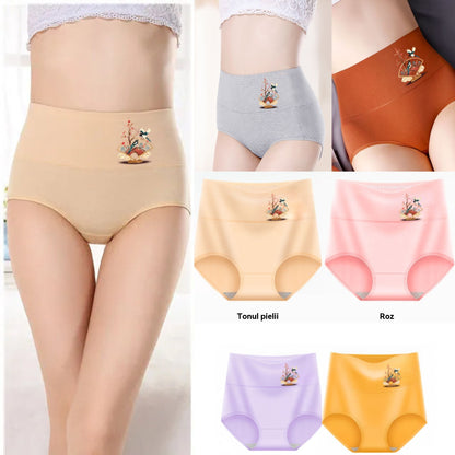 💖Zadnji dan 50% popusta - 【6 komad 】Gaćice za podizanje bokova od čistog pamuka visokog struka, plus veličine [40-100 kg]