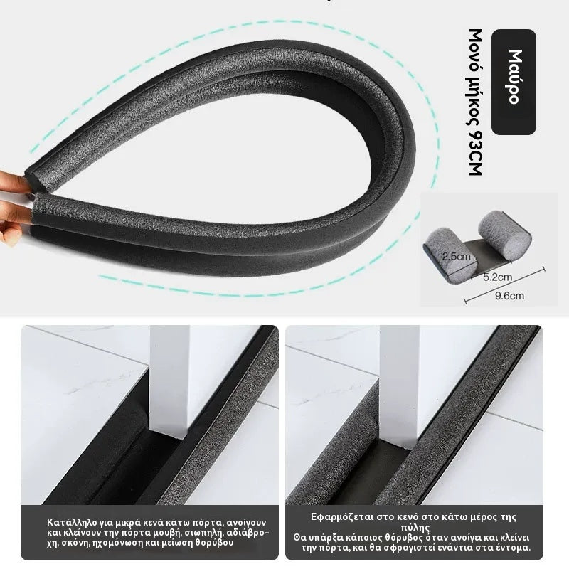 🔥Kupite 2, dobijte 2 gratis🔥🚪Traka za brtvljenje donjeg dijela vrata, otporna na vjetar, toplinsku izolaciju, otporna na prašinu💨