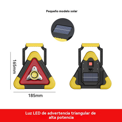 🚗Luz de advertencia multifuncional, luz de emergencia LED para automóvil, accesorios para vehículos con energía solar, señal de advertencia