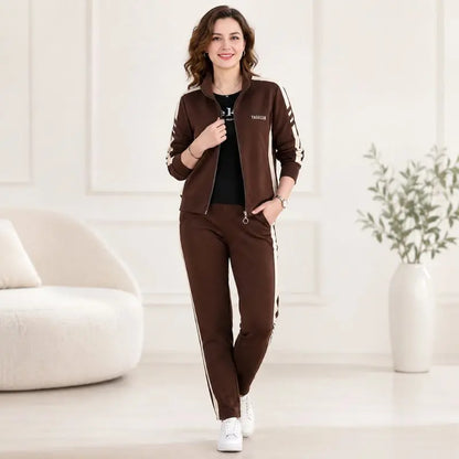 🔥【50% zľava】🔥【M-5XL】【Bunda + nohavice】😍 Nová jesenná sada ležérneho športového oblečenia, plus size