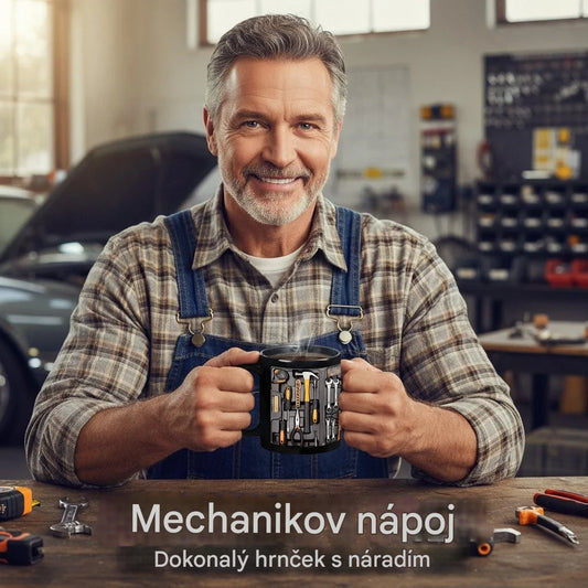 🔥【Výpredaj】☕ Kreatívny hrnček s mechanickým náradím