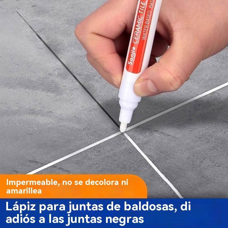 🔥【Paquete de 2】Lápiz para lechada de baldosas de cerámica resistente al moho y al agua