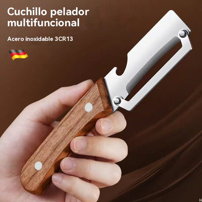 🔥【Compre 1 y obtenga 1 gratis】Pelador de acero inoxidable engrosado para uso en la cocina.