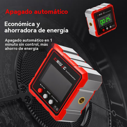 ⚡🔋 Nivel electrónico recargable con imán: mide en segundos