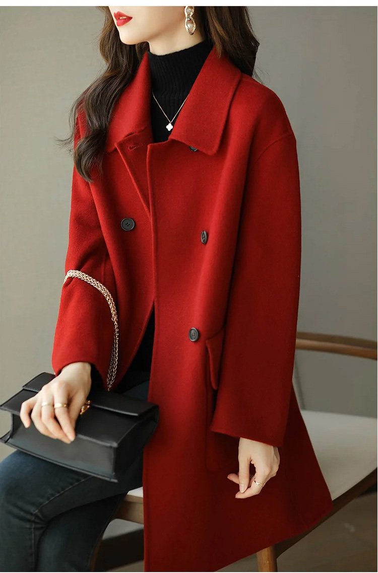 🌈🩰 Hit promocija 39%: nova jesensko-zimska visokokakovostna dvoslojna kašmirska jakna – primerna za več sezon.