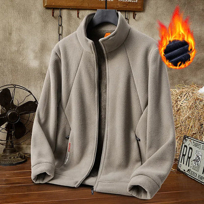 💥【M-5XL】Chaqueta de mezcla de lana gruesa para hombre — Cálida y cómoda, disponible en tallas grandes — Ideal para otoño e invierno