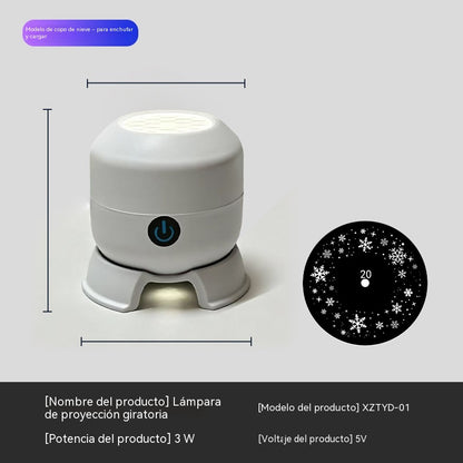 Dynamický rotujúci LED projektor