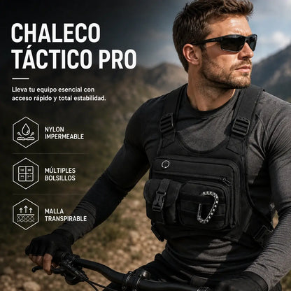 📢📢 ¡50% DE DESCUENTO! ⏰ Bolsa táctica de pecho para hombre para ciclismo al aire libre