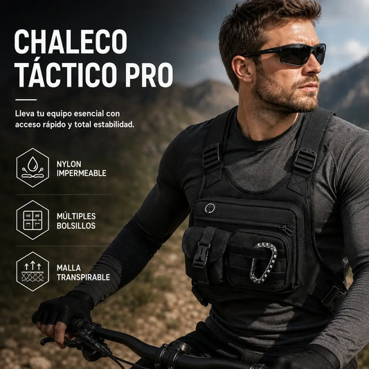 📢📢 ¡50% DE DESCUENTO! ⏰ Bolsa táctica de pecho para hombre para ciclismo al aire libre