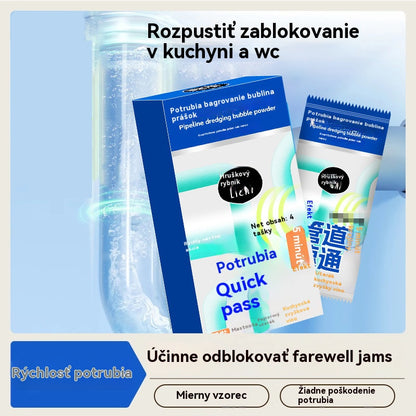 💪🛡️【6 ks.】💥💫Silný prostriedok na odstraňovanie upchatia a korózie potrubí, vhodný na rozpúšťanie olejových škvŕn v toaletách, podlahových odtokoch, kanalizácii a kuchyniach