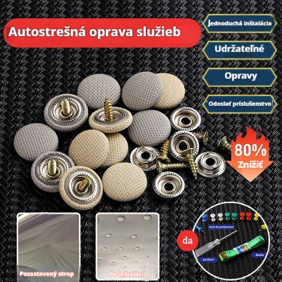 🔥🚗Plátno strechy auta padá, pracka na opravu klincov Úprava a renovácia interiéru auta bez demontáže (sada montážneho náradia + skrutkovač + uterák v cene)