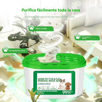 🔥【¡Compra 1 y llévate 1 gratis!】- Caja mágica para eliminar el pelo y el olor de mascotas en el hogar