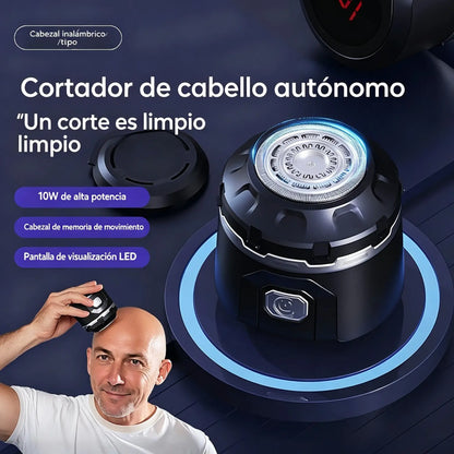🥳💈 ¡A mitad de precio! Afeitadora eléctrica para hombre; 2 en 1: cortapelos y afeitadora. ¡Recorta tu cabello fácilmente en casa! ⚡✨