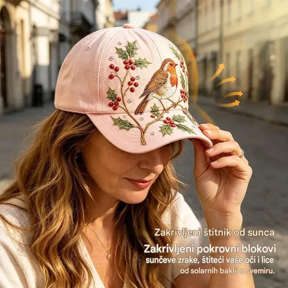 🧢Stilski, premium bejzbolski šešir s 3D vezenjem, zaštitom od sunca i vizirom