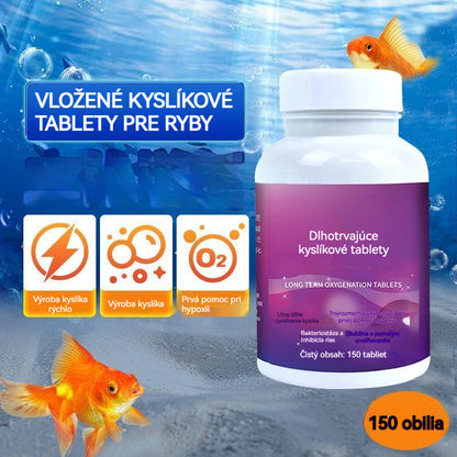 🐟【300 tabliet】💧 Šumivé tablety na čistenie vody v akváriu a jazierku, okysličovacie tablety na akváriu 🔥