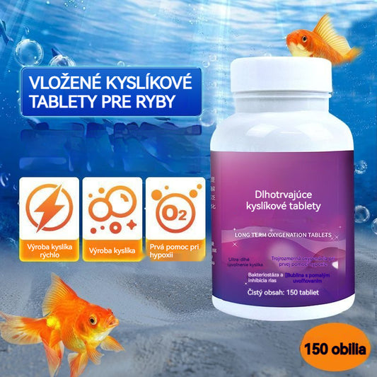 🐟【300 tabliet】💧 Šumivé tablety na čistenie vody v akváriu a jazierku, okysličovacie tablety na akváriu 🔥