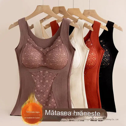 ❤️🔰【Compre 1 y obtenga 1 gratis】🔥Ropa interior de encaje cálido para agrandar los senos, nuevo estilo