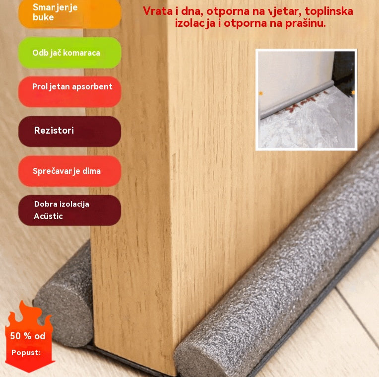 🔥Kupite 2, dobijte 2 gratis🔥 🚪Traka za brtvljenje vrata, protiv vjetra, toplinska izolacija i zaštita od prašine💨