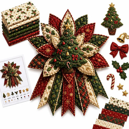 🎇🎄Kit de costura para colgar en la puerta con diseño navideño acolchado (7 diseños)