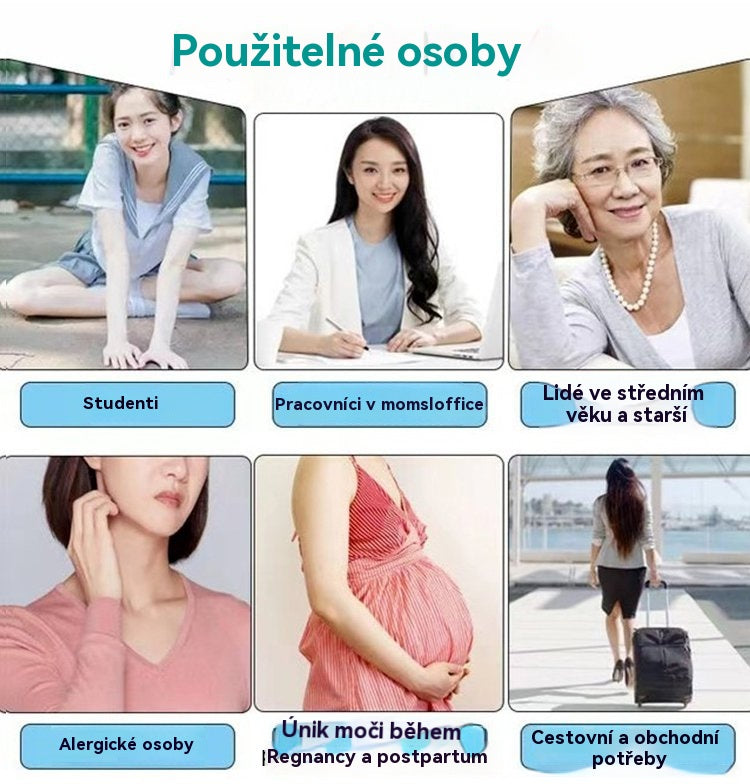 🔥🌈【5dílná sada】Omyvatelné antibakteriální grafenové vložky do kalhotek zabraňující protečení