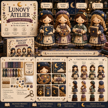 🎁Posledný deň: Využite zľavu 49 %! 🧵 Miniatúrna patchworková sada zo série Miniature World.